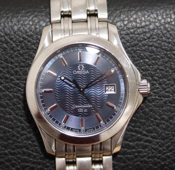 omega seamaster 120m wave dial